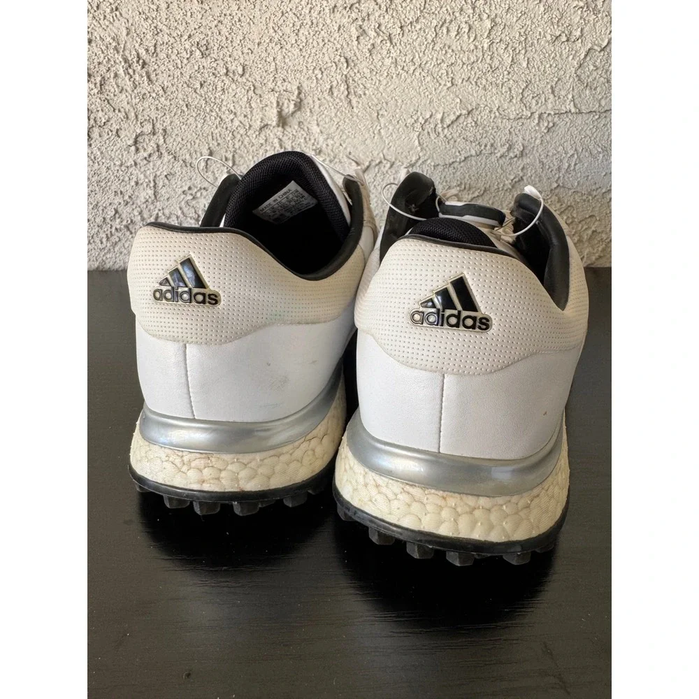 Adidas Tour360 XT-SL BOA Golf Shoes Mens 9‎ White Black Spikeless F34188